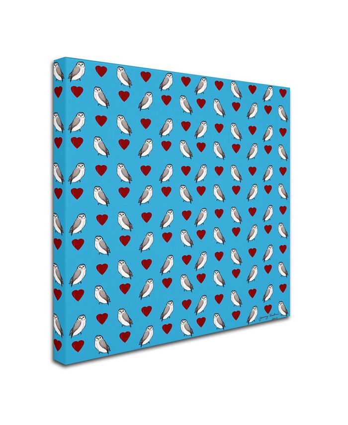 Trademark Global Tammy Kushnir 'Owl Pattern' Canvas Art - 24