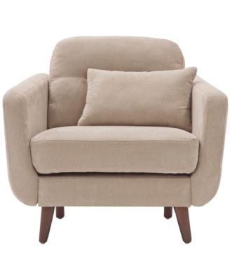 Elle D&eacute;cor 24" Mid-Century Modern Chloe Armchair
