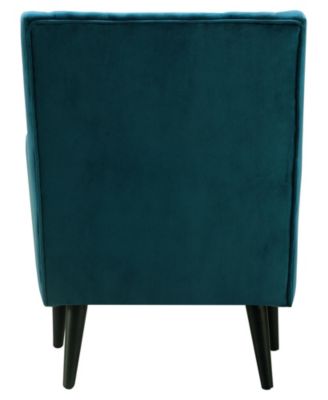 Elle D&eacute;cor Celeste Tufted Velvet Accent Chair