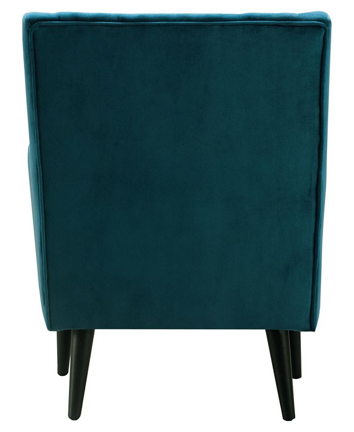 Elle Decor Elle Décor Celeste Tufted Velvet Accent Chair Macy's