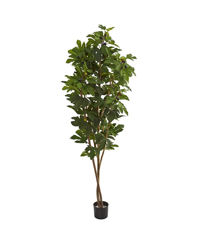 Nearly Natural 81” Fig Artificial Tree & Reviews Artificial Plants Home Decor Macy's
