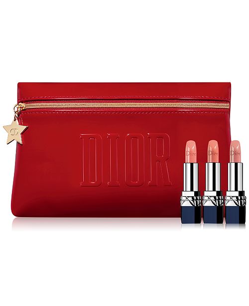 Dior Rouge Limited Edition Lipstick 4 Pc Set Created For Macy S