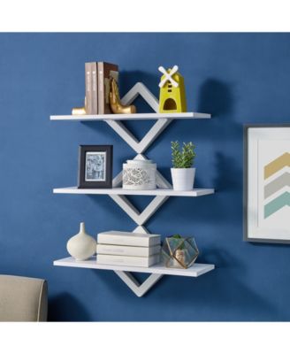 Danya B Diamonds 3-Level Wall Mount Shelving System - Macy's