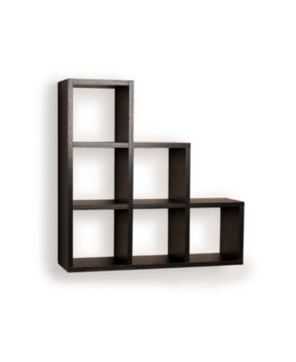 Danya B Stepped Six Cubby Decorative Wall Shelf - Macy's