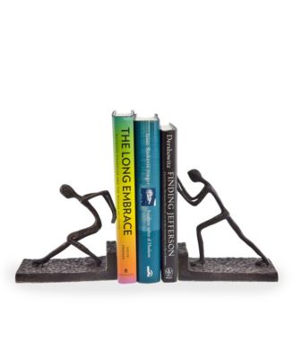 Danya B Men Pushing Metal Bookend Set - Macy's