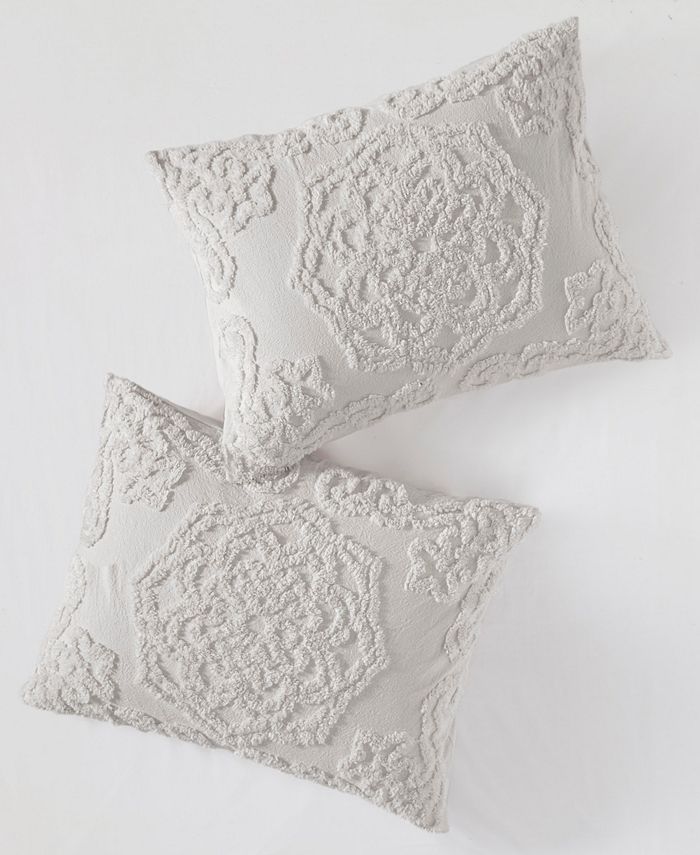 Madison Park Laetitia Full/Queen 3 Piece Cotton Chenille Medallion