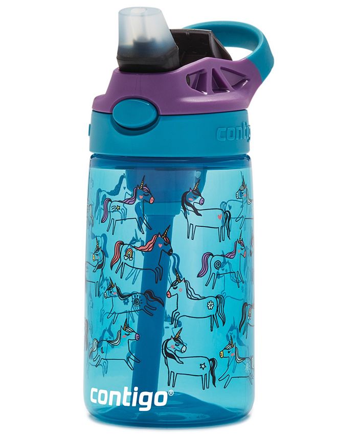 Contigo Kids Plastic Water Bottle with AUTOSPOUT Straw Lid Sake