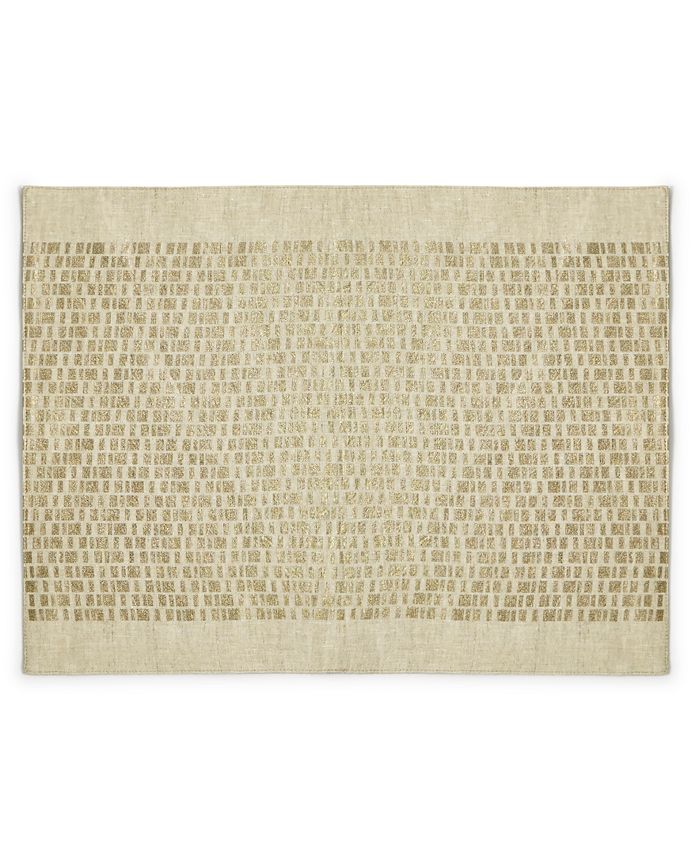 Hotel Collection CLOSEOUT! Metallic Placemat, Created for Macy's