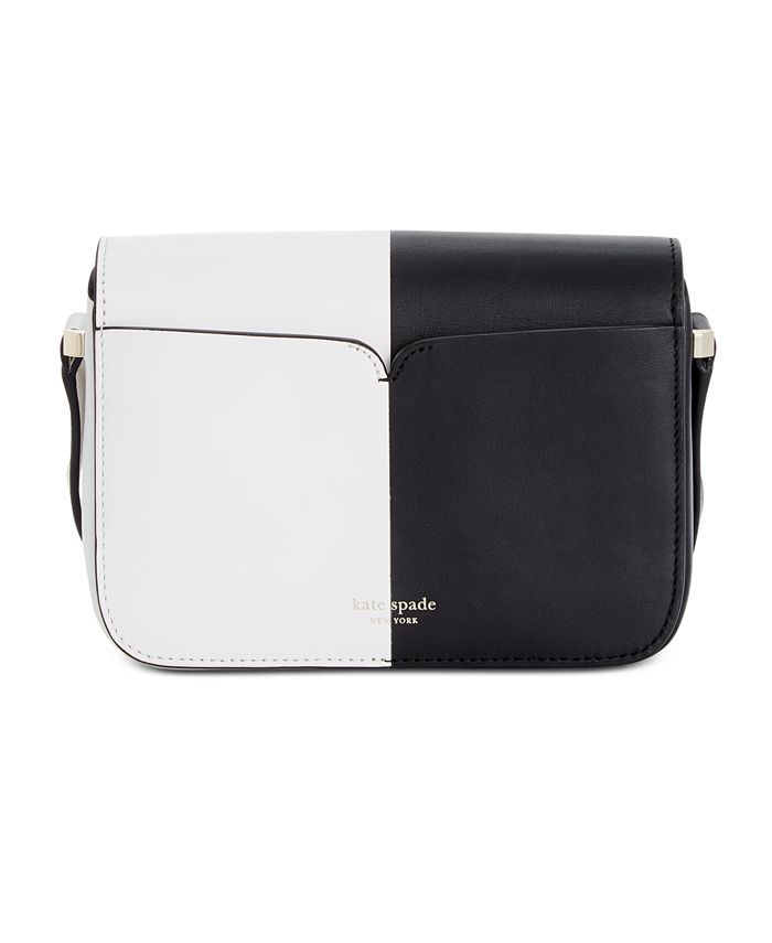 kate spade new york Nicola Bicolor Twistlock Mini Flap Leather