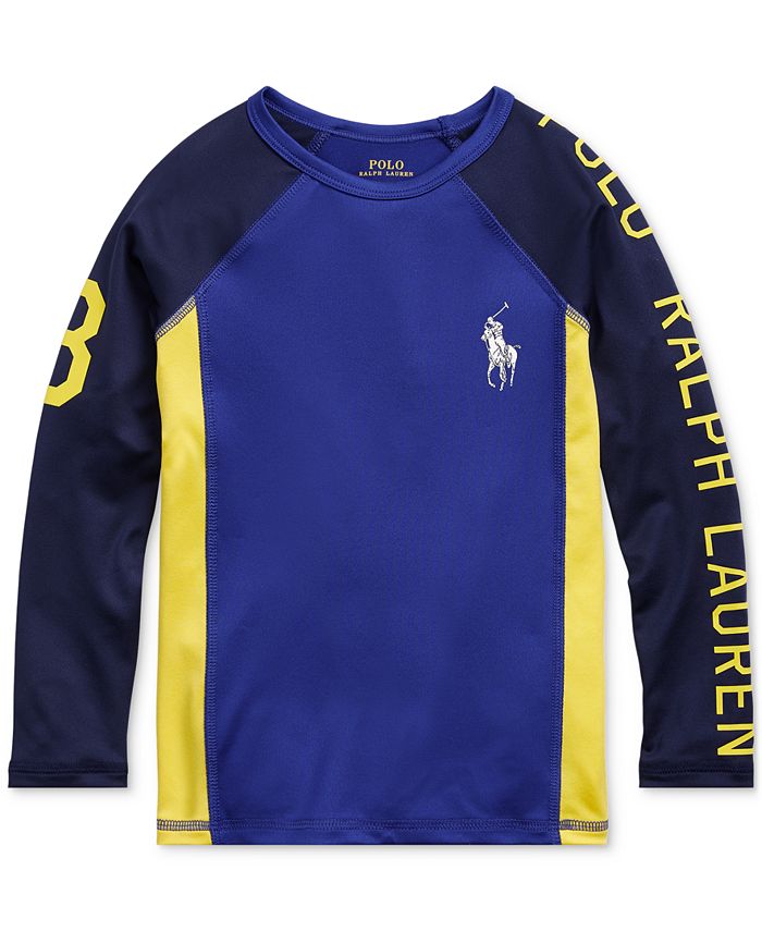 Polo Ralph Lauren Little Boys Graphic Stretch Rash Guard Macy's