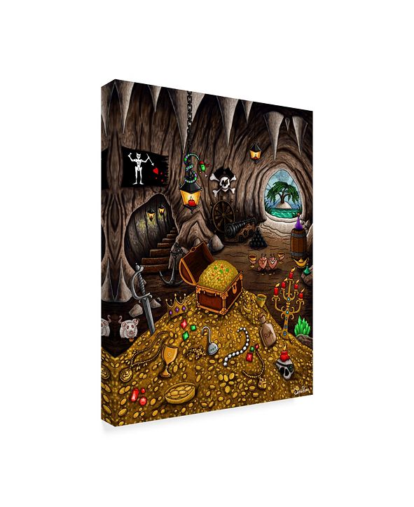 Trademark Global Jake Hose 'Shipwreck Cove' Canvas Art 24" x 18" x 2