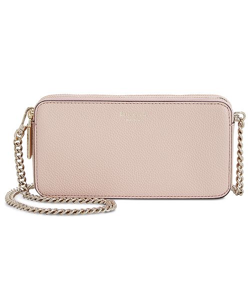 kate spade new york Margaux Leather Double Zip Mini Crossbody & Reviews - Handbags & Accessories ...