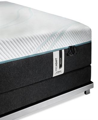 Tempur-Pedic TEMPUR-ProAdapt 12" Medium Hybrid Mattress Set- Queen - Macy's