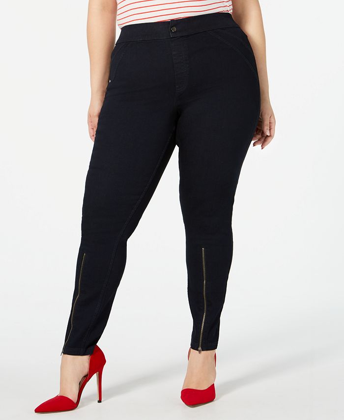Macys hue outlet denim leggings