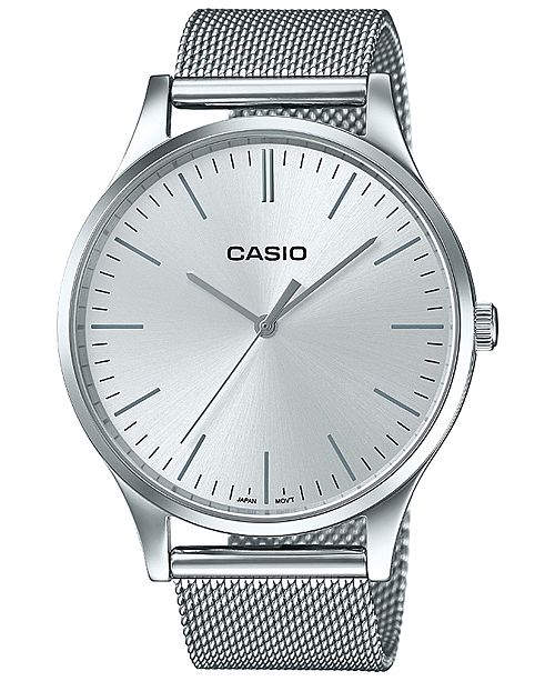 Casio Women S Stainless Steel Mesh Bracelet Watch 38mm Reviews Watches Jewelry Watches Macy S