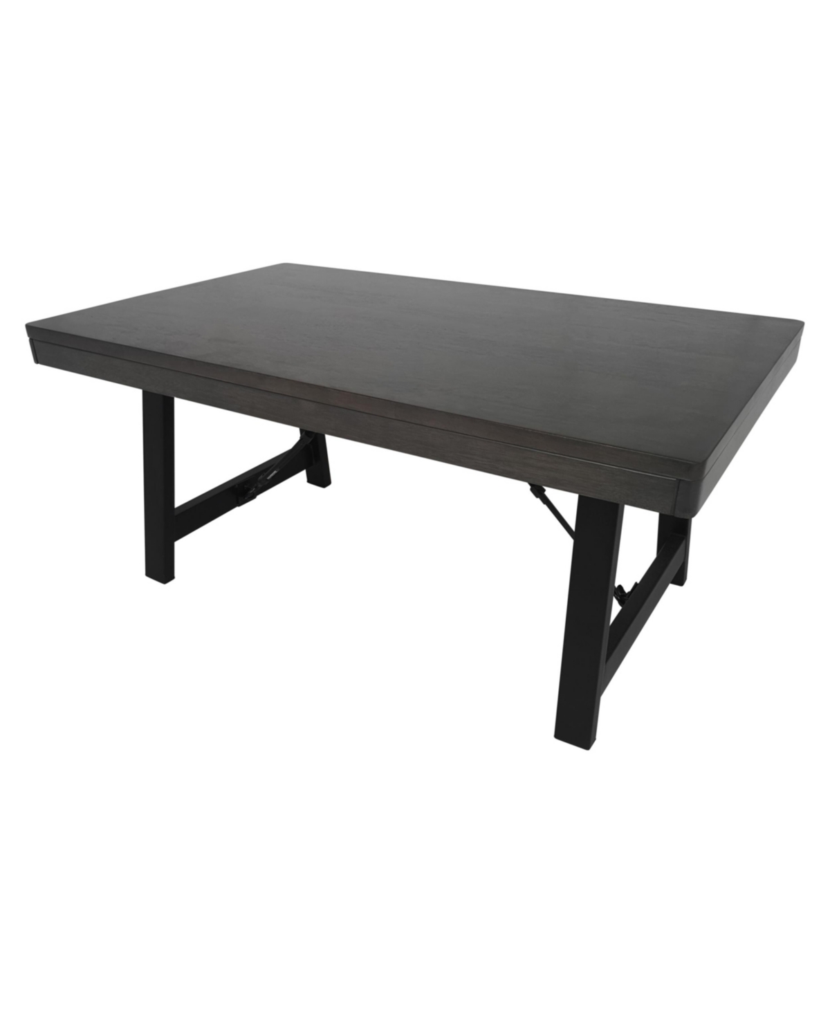 Noble House Linnett Rubberwood Farmhouse Coffee Table In Grey