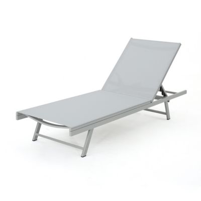 Noble House - Salton Outdoor Chaise, Quick Ship