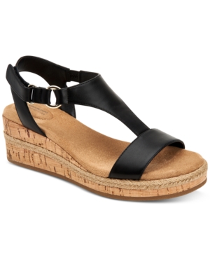 image of Giani Bernini Terrii Wedge Sandals, Created for Macy-s Women-s Shoes