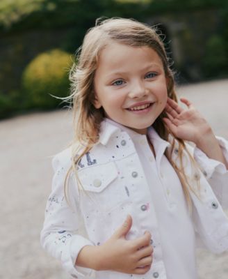 Polo Ralph Lauren Little Girls Graffiti Cotton Denim Jacket