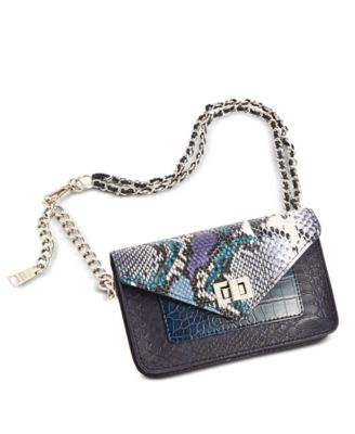 Steve Madden Faux-Leather Chain Belt Bag