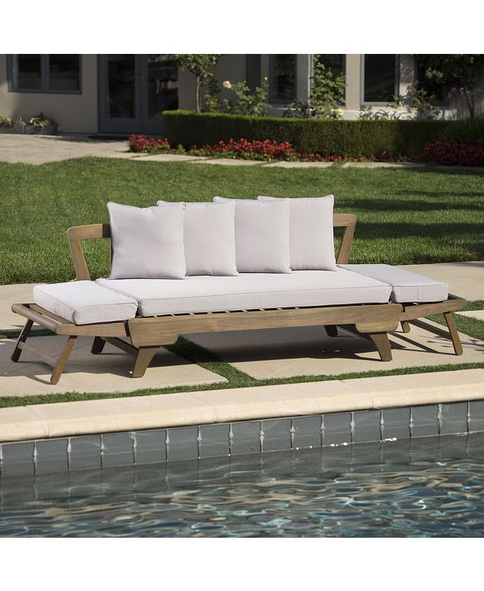 Noble House - Ottavio Outdoor Daybed, Quick Ship