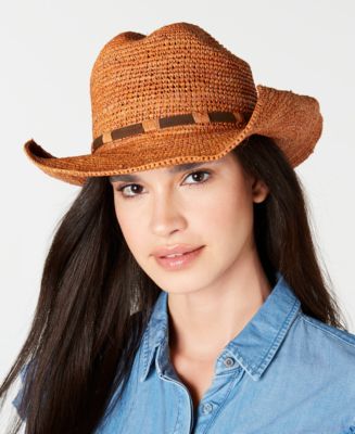 Frye Raffia Dean Cowboy Hat - Macy's