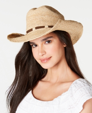 Frye Raffia Dean Cowboy Hat