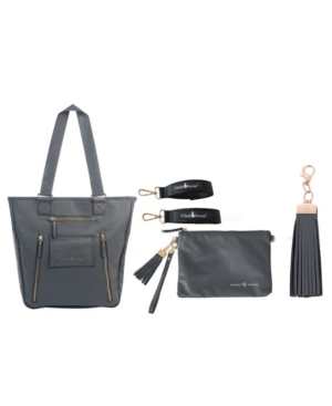 Vilah Bloom Cafe Crossover Diaper Bag Bundle