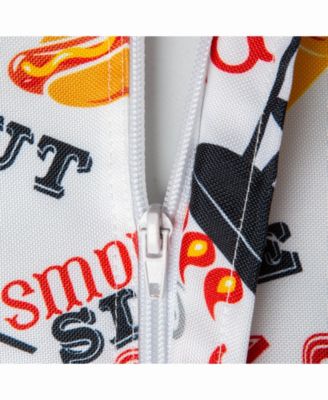 BBQ Fun Print Outdoor Table cloth with Zipper 60" X 84"