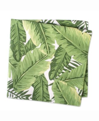 Banana Leaf Print Napkin Set of 6