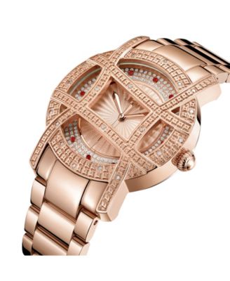 10 YR Anniversary Women's Olympia Diamond (1/5 ct.t.w.) 18K Rose Gold Plated  Watch