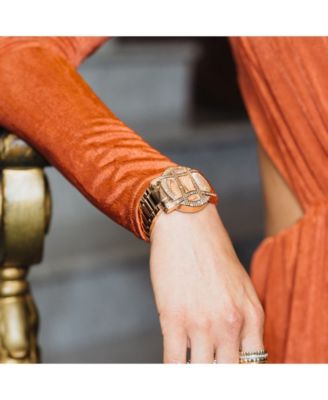 10 YR Anniversary Women's Olympia Diamond (1/5 ct.t.w.) 18K Rose Gold Plated  Watch