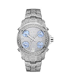Men's Jet Setter Diamond (2 ct.t.w.) Stainless Steel Watch