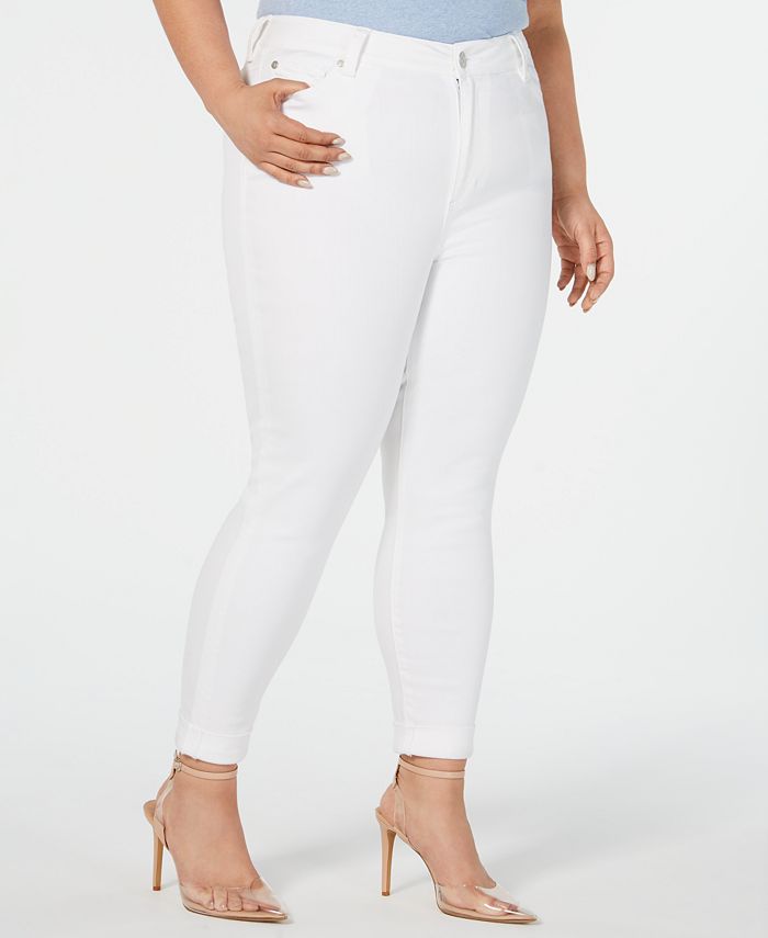 Celebrity Pink Plus Size High-Rise Cropped Skinny Ankle Jeans & Reviews - Jeans - Plus Sizes 