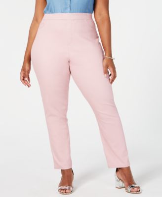 Lucy Plus Size Colored Denim Jeggings 