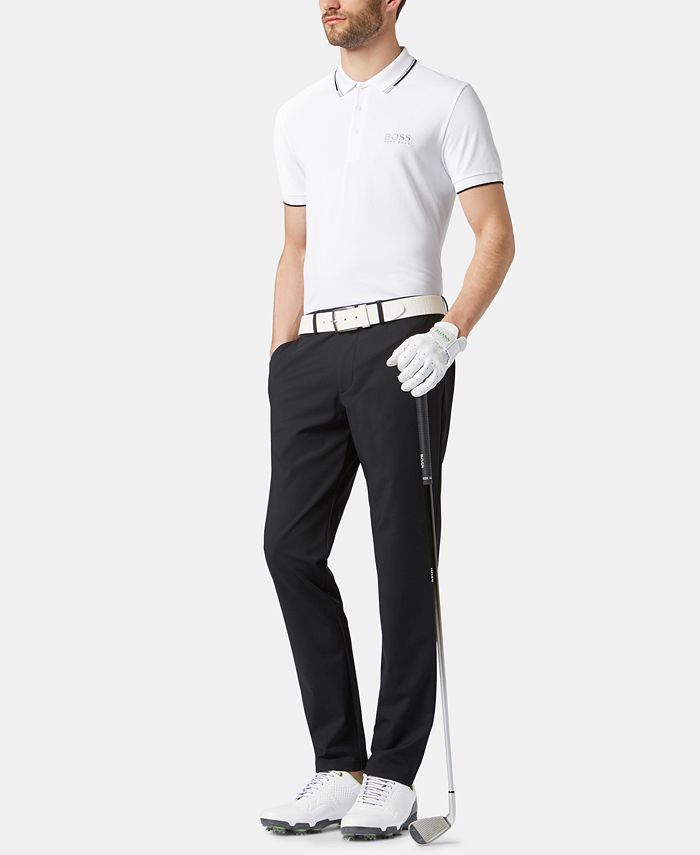 Hugo Boss Men's Paddy Pro Regular Fit Polo Shirt White Size Medium