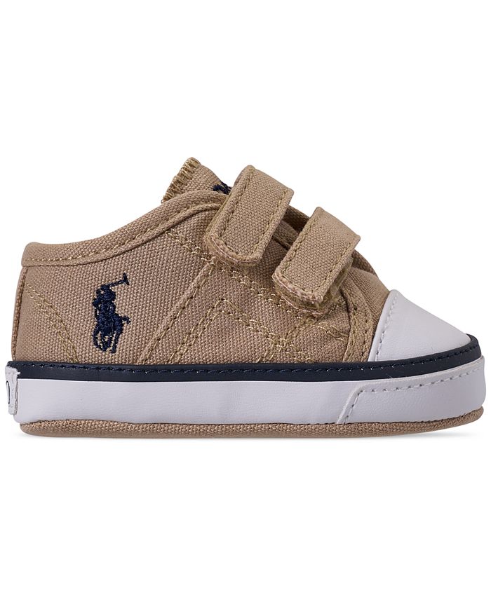 Polo Ralph Lauren Baby Boys' Dyland EZ Layette Crib Sneakers from ...
