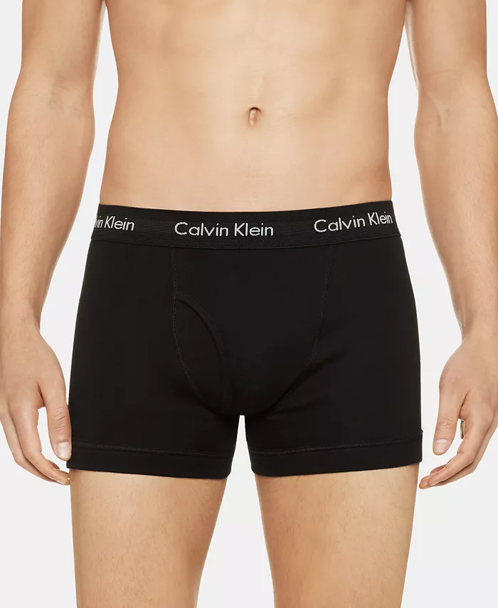 Men's Cotton Classic Trunks Underwear, 5-Pack - thumbnail 2
