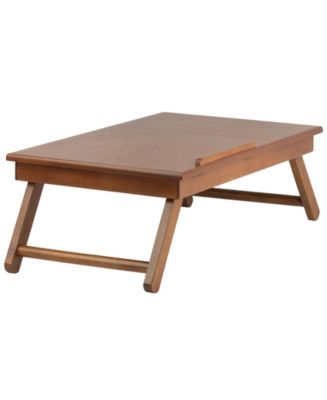 Winsome Anderson Lap Desk, Flip Top with Drawer, Foldable Legs - Macy's