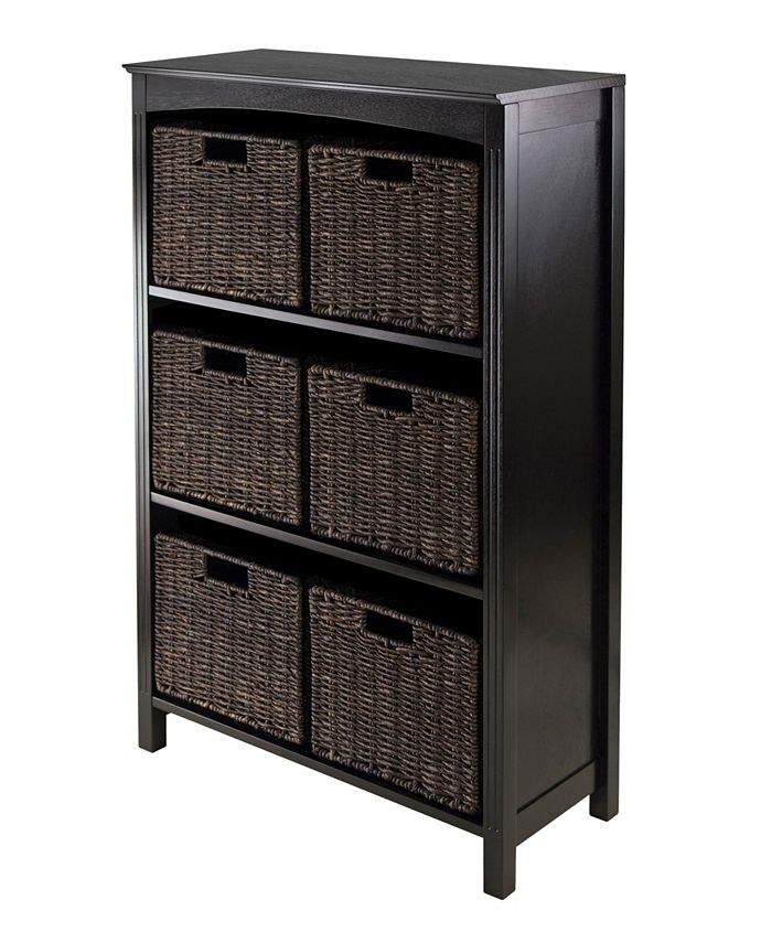 Winsome 7Pc Storage 4Tier Shelf with 6 Small Baskets Macy's
