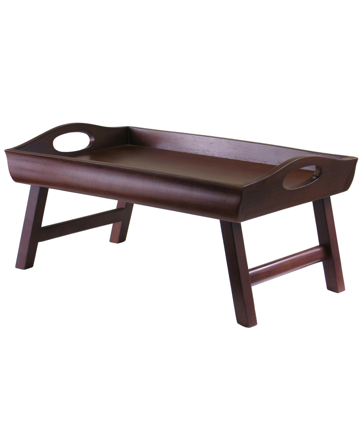 Shop Winsome Sedona Bed Tray Curved Side, Foldable Legs, Large Handle In No Color