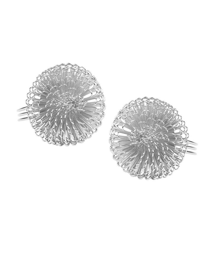 Classic Touch Set of 4 Jeweled Napkin Rings Macy's