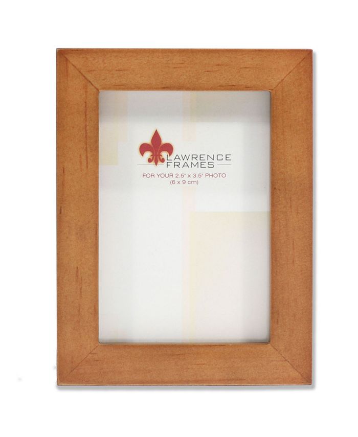 Lawrence Frames Nutmeg Wood Picture Frame 2 5 X 3 5 Reviews Picture Frames Home Decor Macy S