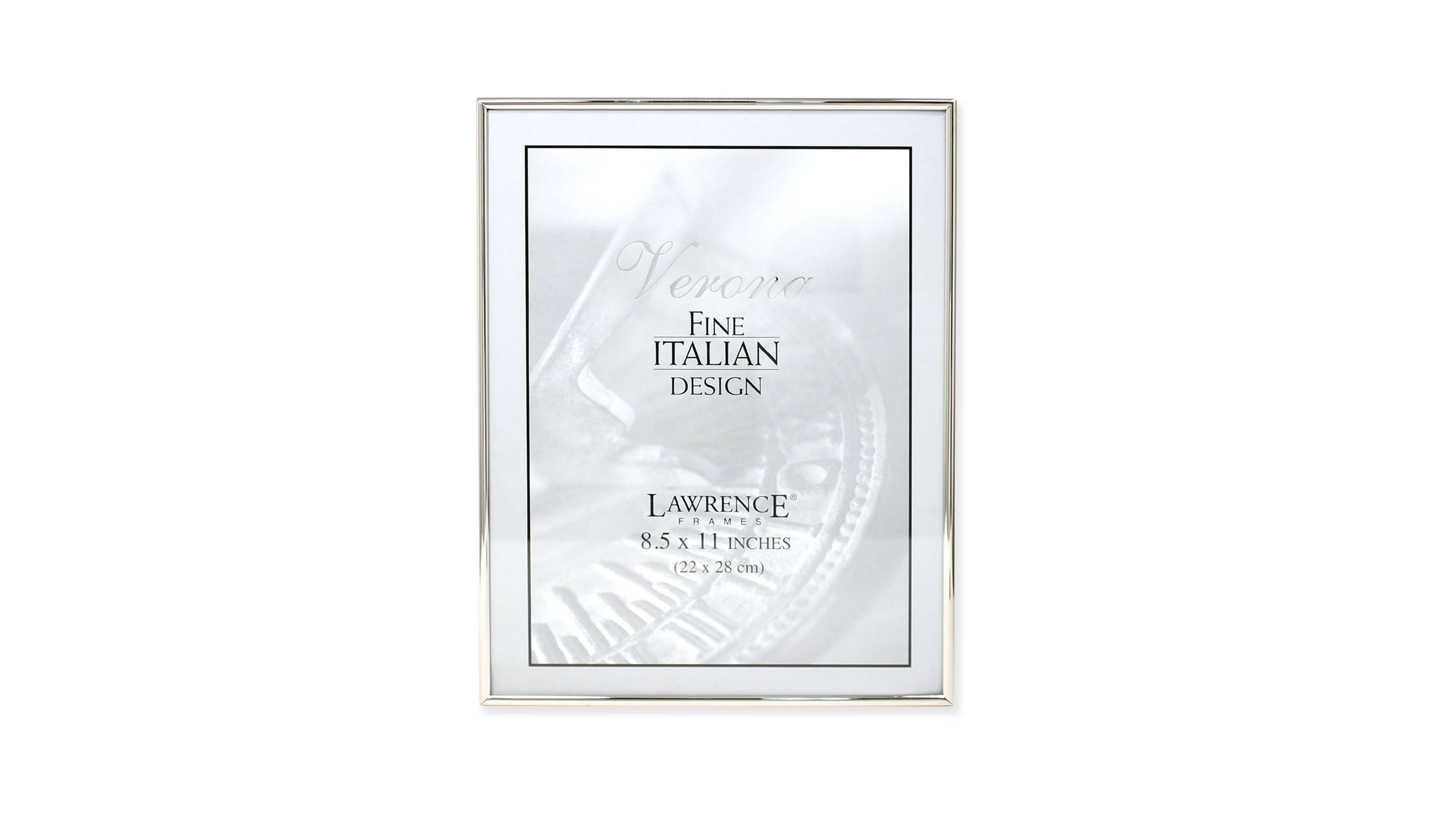 Lawrence Frames Simply Silver Metal Picture Frame - 8.5" x 11"