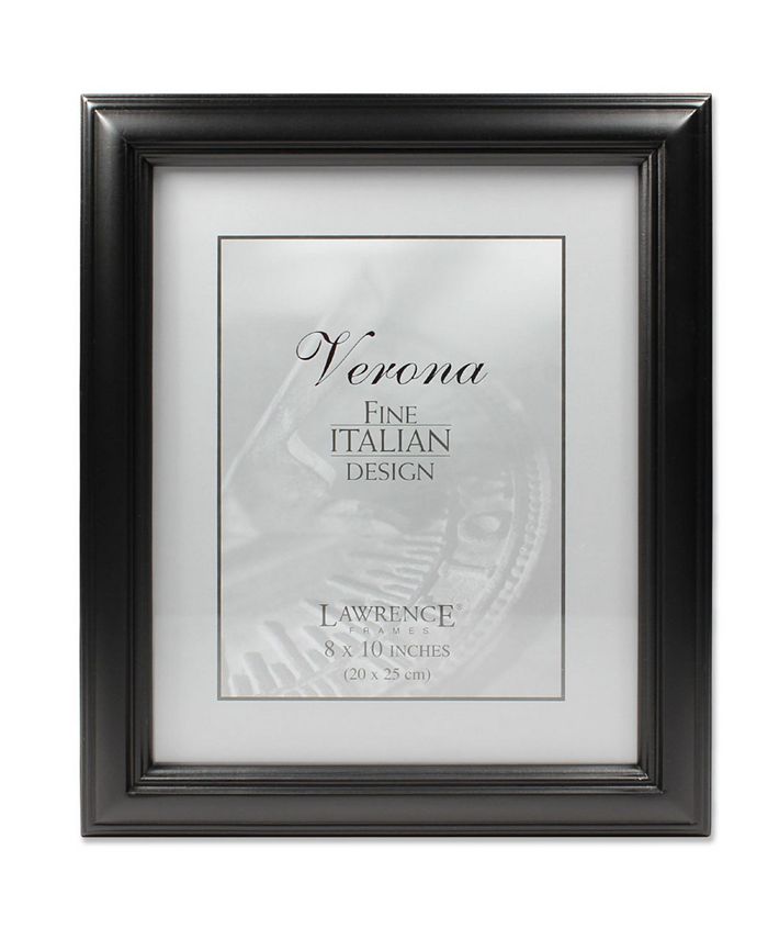 Lawrence Frames Black Wood Frame with Domed Top and Dimensional Detail