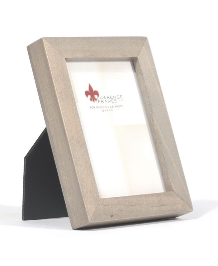 Lawrence Frames Gray Wood Picture Frame Gallery Collection 2" x 3