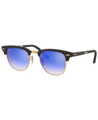 Ray-Ban Sunglasses, RB2176 CLUBMASTER FOLDING FLASH LENSES