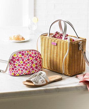 Kate spade sam wicker bag sales