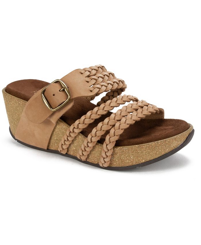 White mountain chantilly wedge sandal hotsell