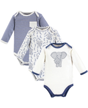 Touched By Nature Organic Cotton Bodysuit 3 Pack Premie-24 Months